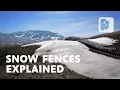 The Science and Strategy Behind Wyoming s Snow Fences