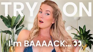 BIKINI TRY ON HAUL - I m BACK So Let s Have Some SPRING TIME FUN