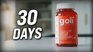 I Tried Goli Apple Cider Vinegar ACV Gummies for 30 days
