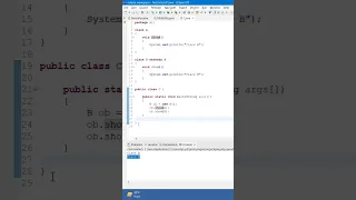 Single Inheritance Example