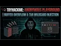 TryHackMe Anonymous Playground Buffer Overflow Tar Wildcard Injection