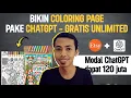 GRATIS Cara Bikin Coloring Page dan Jual di Etsy Laku 120 Juta Tutorial Product Digital Pake AI