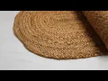 Jute Table Runner Oval