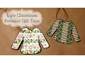 Ugly Christmas Sweater Gift Tags - Virtual Ugly Sweater Party
