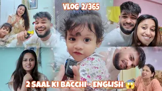 2 saal ki Bacchi aur uska ENGLISH 😱 | Vlog 2/365