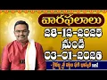 Lagu Weekly Horoscope | 28-12-2025 to 03-01-2026 #nittalaphanibhaskar