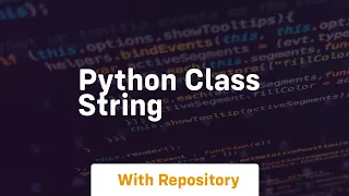 python class string