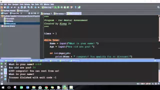 Introduction to Python - Lesson 10 While Loop