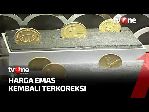 Harga Emas PT Antam Turun Rp 7Ribu Per Gram