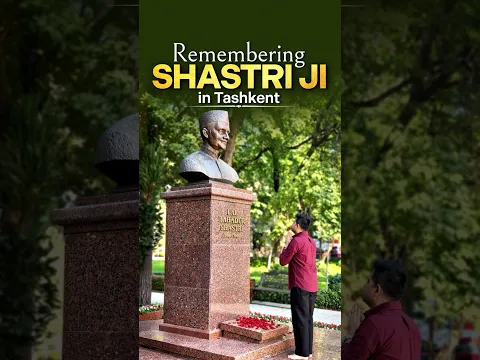 Paid homage to former Prime Minister Lal Bahadur Shastri Ji in Tashkent.