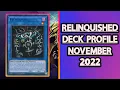 Relinquished Deck Profile October 2022 Yu-Gi-Oh Master Duel