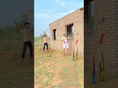 Overconfidence 😱 1vs1 Noob fight funny real life gameplay 🤣 #shorts #freefire #pubg #fortnite
