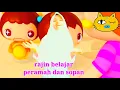 Download Lagu Lagu peramah dan sopan lirik \u0026 vokal karaoke (Hana Version)