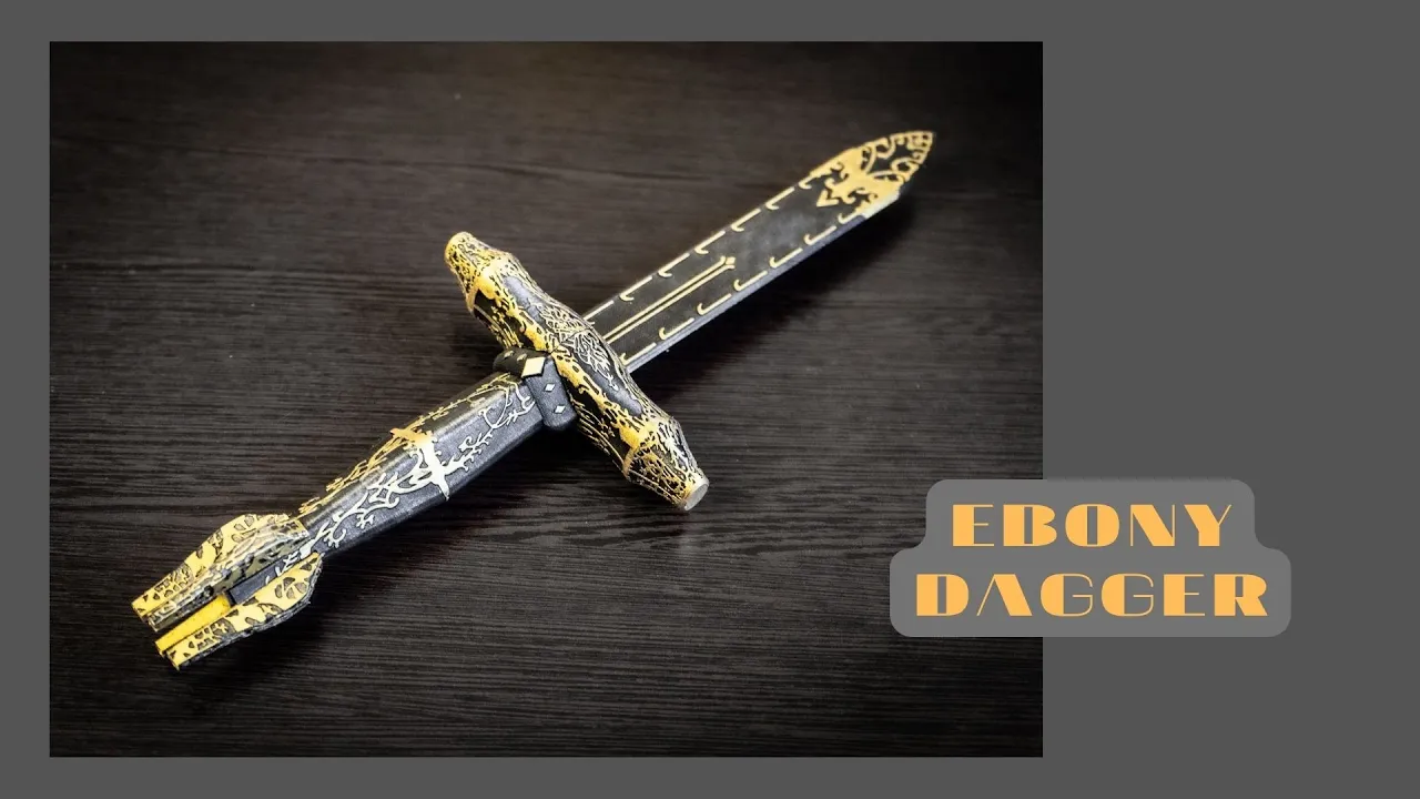 Ebony dagger | The Elder Scrolls Oblivion