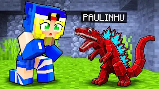 Jogando como BEBÊ GODZILLA BLOODBATH no Minecraft