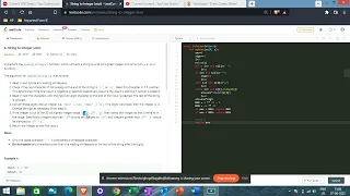 String to Integer atoi python solution Leetcode In hindi