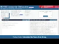 FreeJSobfuscator com Javascript code Calculate the Sum of an Array