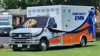 Hundreds mourn Nash County EMS Director Dale Griffin at Martin County funeral