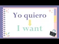 50 Most Important Spanish Verbs with Conjugation