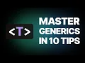 Generics The most intimidating TypeScript feature