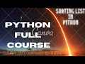 Python Full Course 37 Sorting List