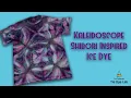 Tie Dye Designs Kaleidoscope Shibori Style Ice Dye Weird Flag Fold