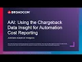 AAI v26 0 - Using the Chargeback Data Insight for Automation Cost Reporting