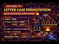 LeetCode 784 Letter Case Permutation Backtracking Explained
