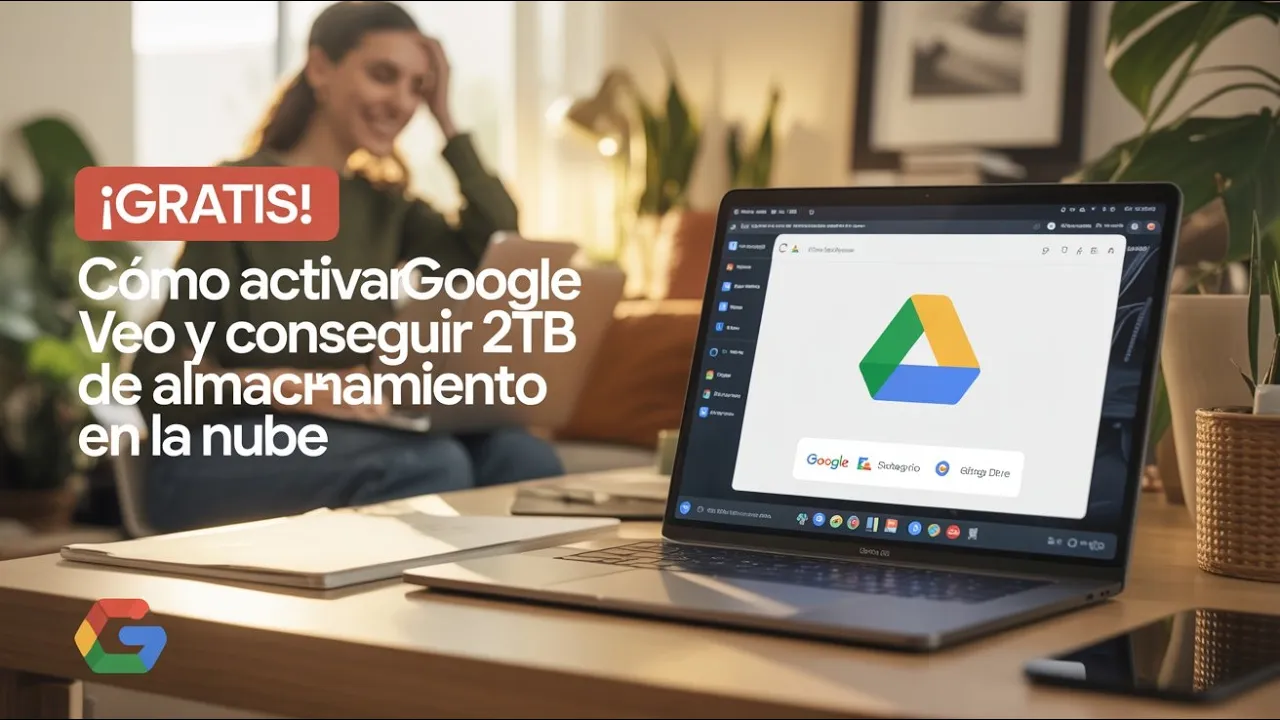 ¡GRATIS! Cómo Activar Google VEO y Conseguir 2TB de Almacenamiento en la Nube