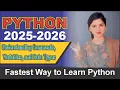 Python Tutorial Projects Notes Practice 2025 26 Comments Variables Data Types - 5
