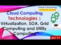 L11 Cloud Computing Technologies Virtualization SOA Grid Computing and Utility Computing