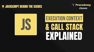 JavaScript Execution Context Call Stack Explained How JS Executes Code Step-by-Step
