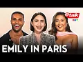 WikiFeet scores Lily Collins Ashley Park Lucien Laviscount Emily in Paris interview Etalk