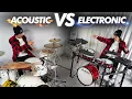 Lagu Acoustic VS Electronic Drums | Which one's better?