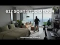 Downsizing to 617 Sq Ft Was My Best Decision Studio Tour