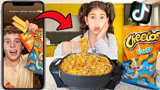 اخيرا جربنا أغرب طبخات التيك توك المجنونة في فطور رمضان 