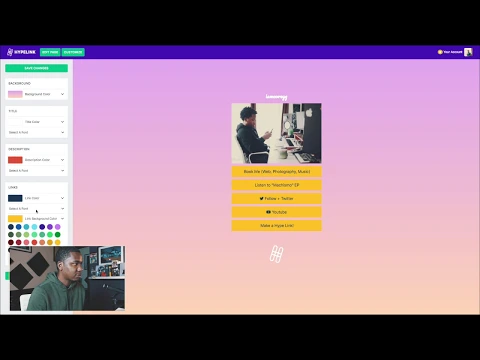 Hype Link List Links To Social Streaming Platforms And More Product Hunt