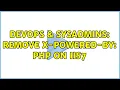 DevOps SysAdmins Remove X-Powered-By PHP on IIS7 2 Solutions