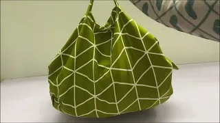 A Unique Foldable Travel Bag Sewing Technique