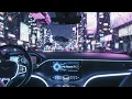 Mix for Study, Work & Gaming | Cyberpunk City Drive in Rain 🌃 Chill Lofi  (1 Hour)