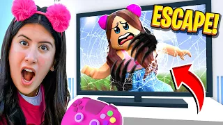 Maria Clara ficou presa no mundo dos videogames! (Escape The Video Game World)