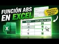 La funcion ABS en Excel - Calcular el VALOR ABSOLUTO