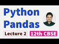 Python Programming Pandas Head Tail functions Column Manipulation