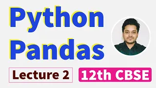 Python Programming Pandas Head Tail functions Column Manipulation