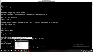 Nested Try Catch in Java