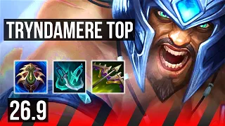 TRYNDAMERE vs NASUS TOP EUNE Master 26 9