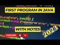 First Java Program in just 7 minutes - 2023