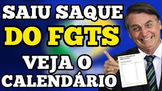 SAIU! É OFICIAL CALENDÁRIO DE PAGAMENTO DO FGTS EXTRAORDINÁRIO.
