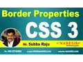 CSS3 Border Properties CSS3 Tutorial Mr Subba Raju