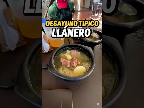 Así se desayuna en un pueblo típico del llano! #shorts #pesca #colombia